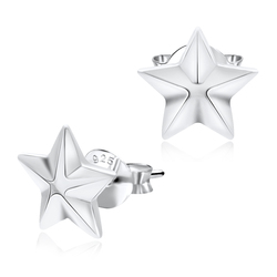 Star Flower Shaped Stud Earrings STF-373